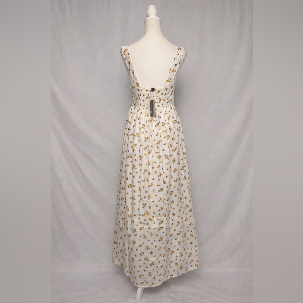 NWT / J.Crew Squareneck midi dress in budding rose print - Picture 4 of 5